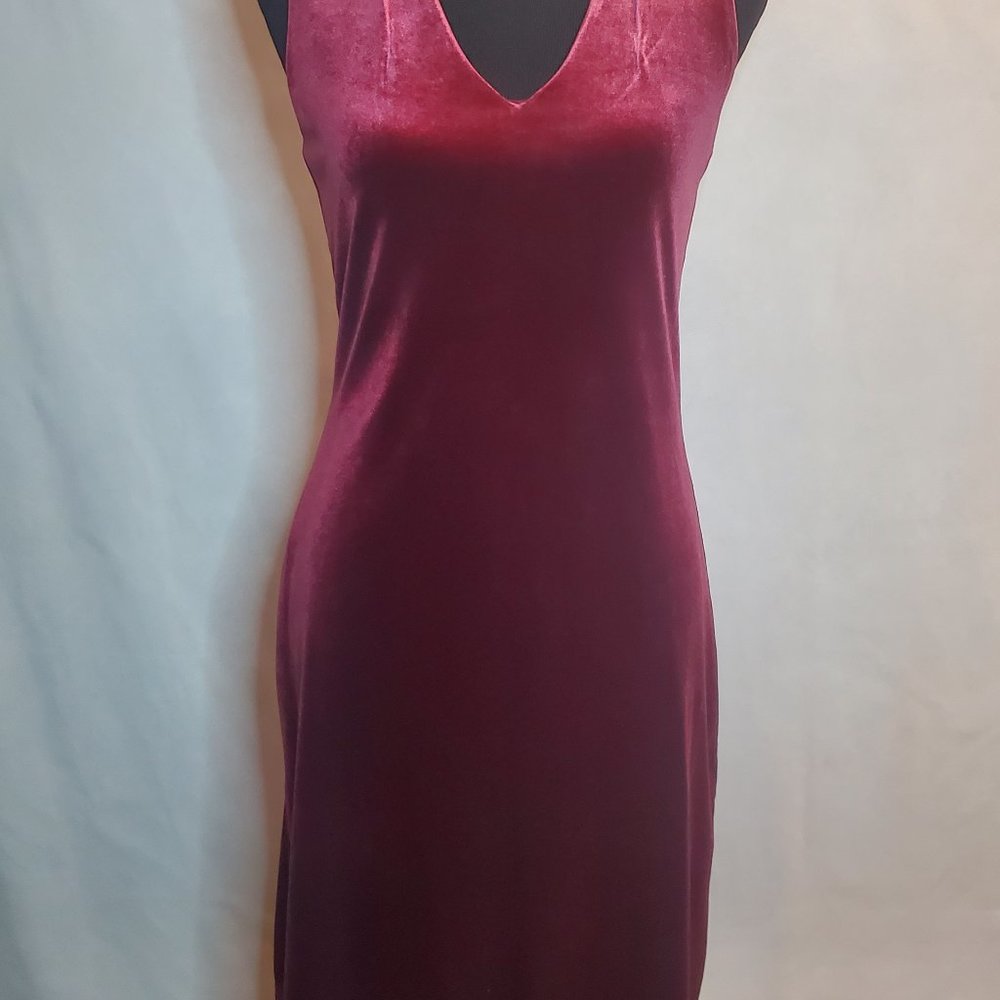 White House Black Market  Velvet Sheath Dress